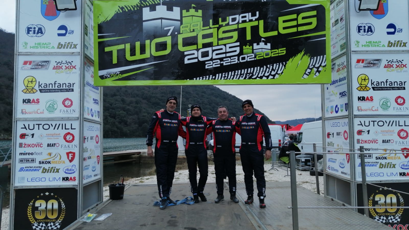 Il bilancio della scuderia Porto Cervo Racing al Rally dei Due Castelli in Croazia