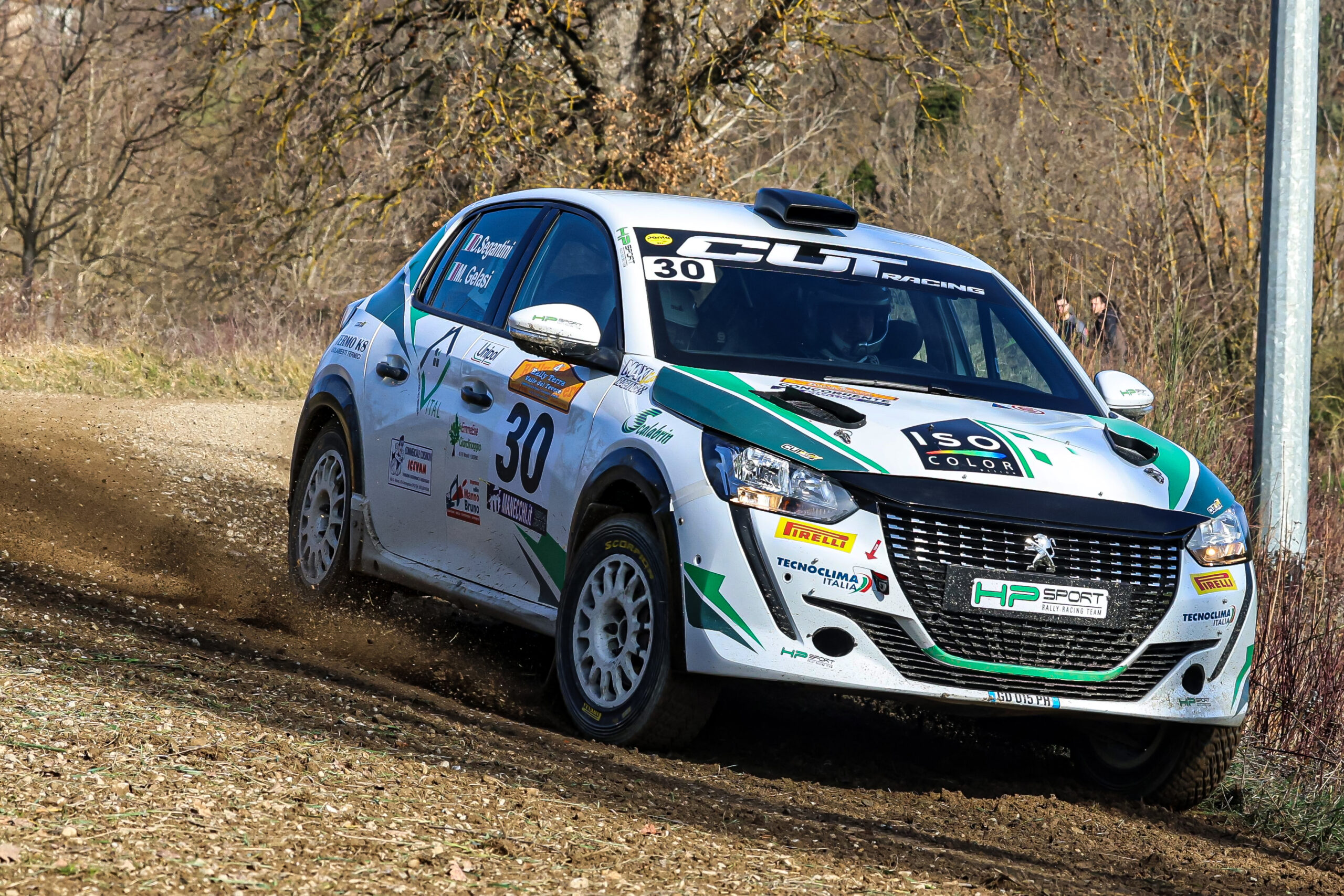 HP SPORT sul podio del “Valle del Tevere” con Daniele Segantini su Peugeot 208 Rally4