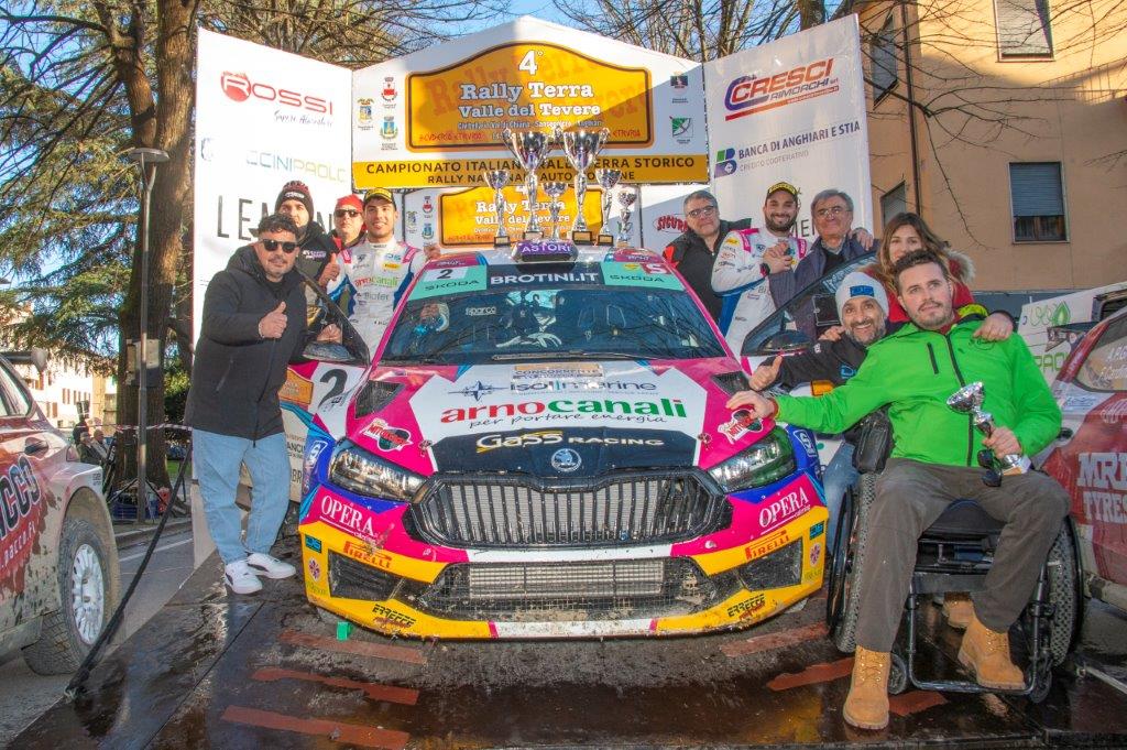 ERREFFE RALLY TEAM E TOMMASO CIUFFI CONQUISTANO LA VALLE DEL TEVERE